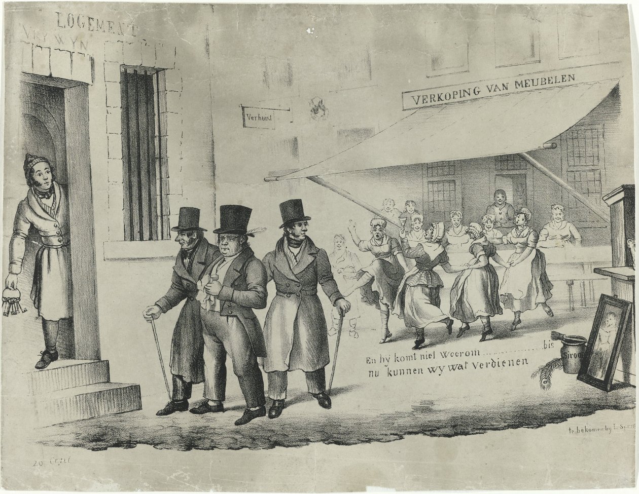 Tegnefilm om C. Seyn, 1838-1839 af Anonymous