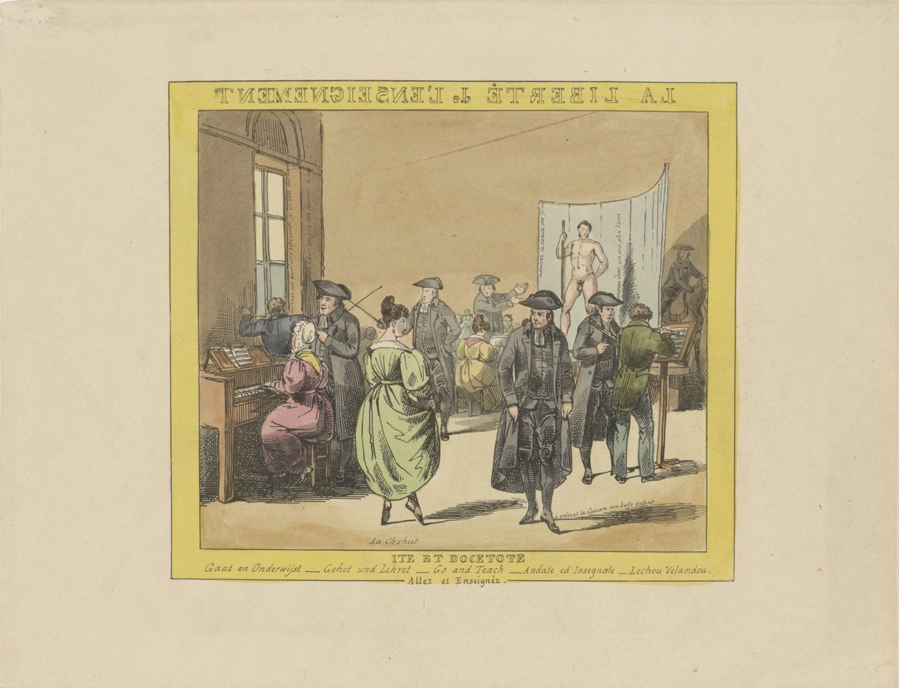 Tegnefilm om frihed til uddannelse, 1828 La liberté de l