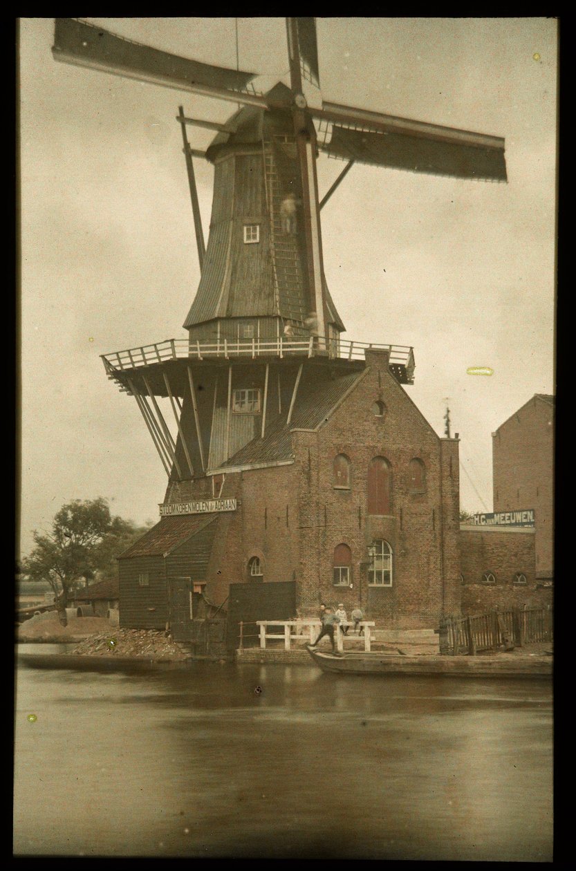 Dampmajsmølle De Adriaan på Spaarne, Haarlem af Anonymous