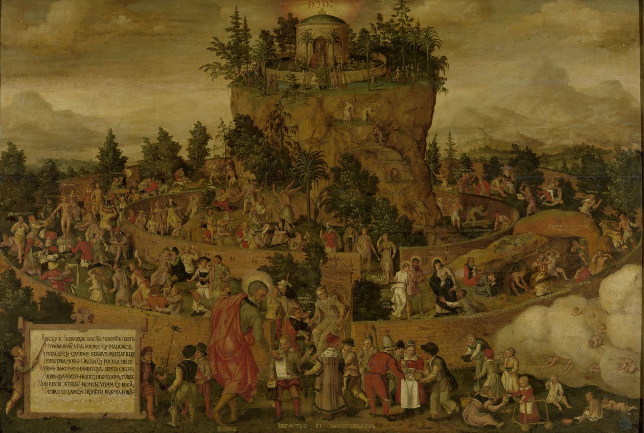 Tabula Cebetis (Cebes Tabula eller Menneskelivets rejse) af Anonymous