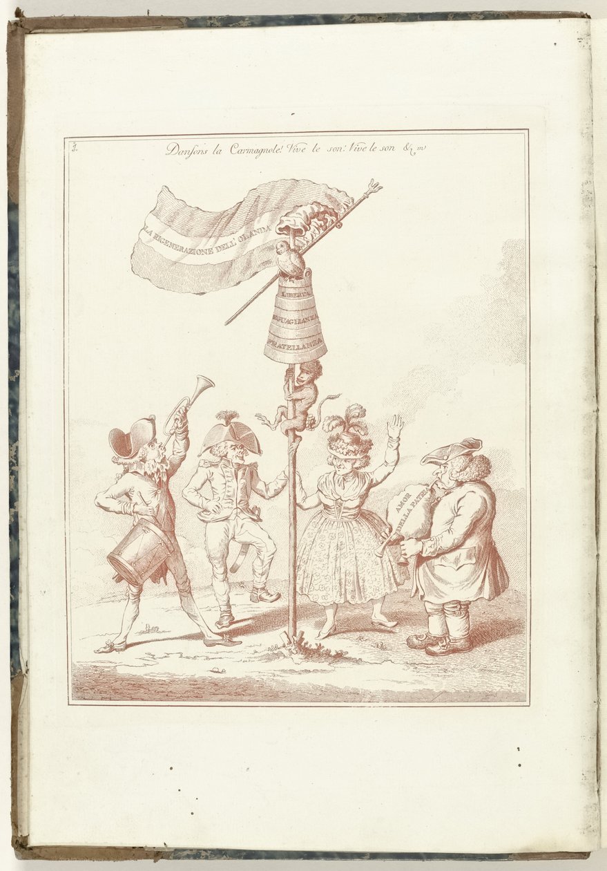 Titelprent van-serien: The Regeneration of Holland, 1795 The Regeneration of Holland (titel på objekt) Hollandia Regenerata (Italiensk kopie) (serietitel) The regeneration of Holland: spechio to all regenerated people (serietitel på objekt) af Anonymous