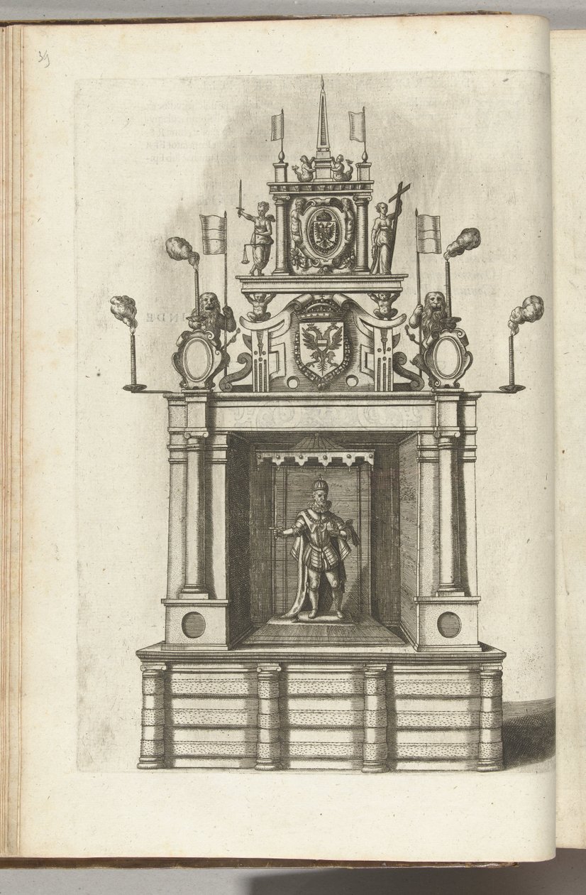 Scene med kejser Ferdinand I, 1594 af Anonymous
