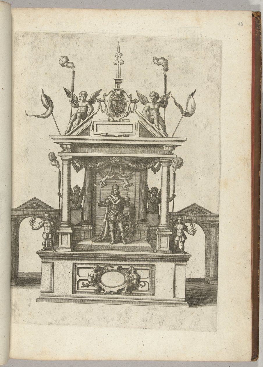 Scene med kejser Rudolf II, 1594 af Anonymous