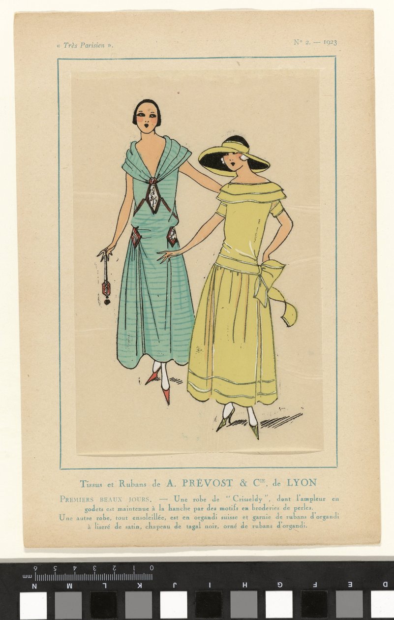 Very Parisian, 1923, nr. 2: Fabrics and Ribbons af A. PRÉVOST & Cie. fra Lyon... af Anonymous