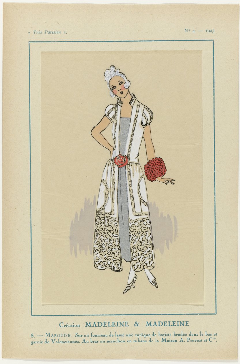 Meget parisisk, 1923, nr. 4: 8. - MARQUISE. På en skede... af Anonymous