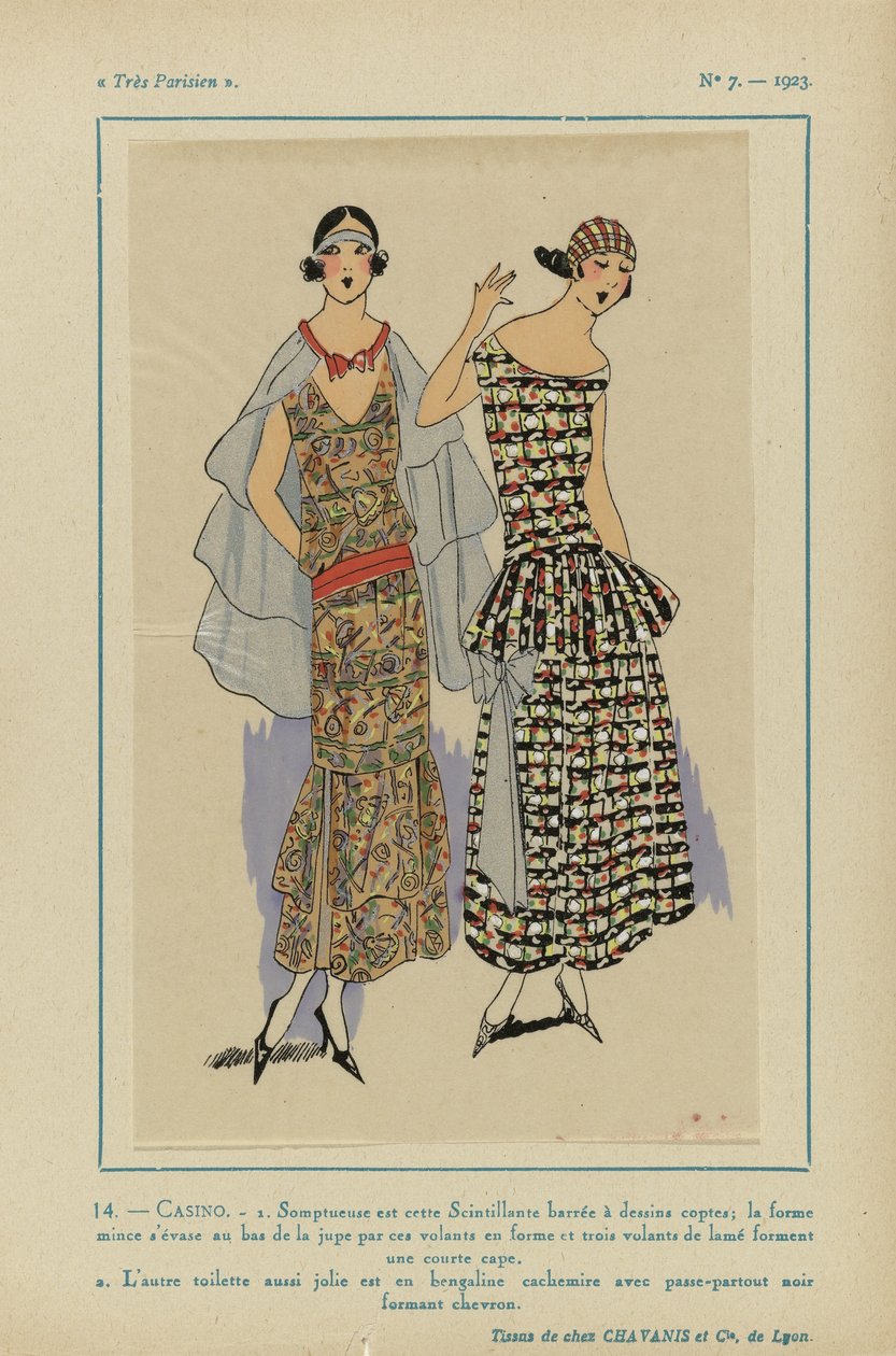 Meget parisisk, 1923, nr. 7: 14.- CASINO. / 1. Overdådig er denne funklende... af Anonymous