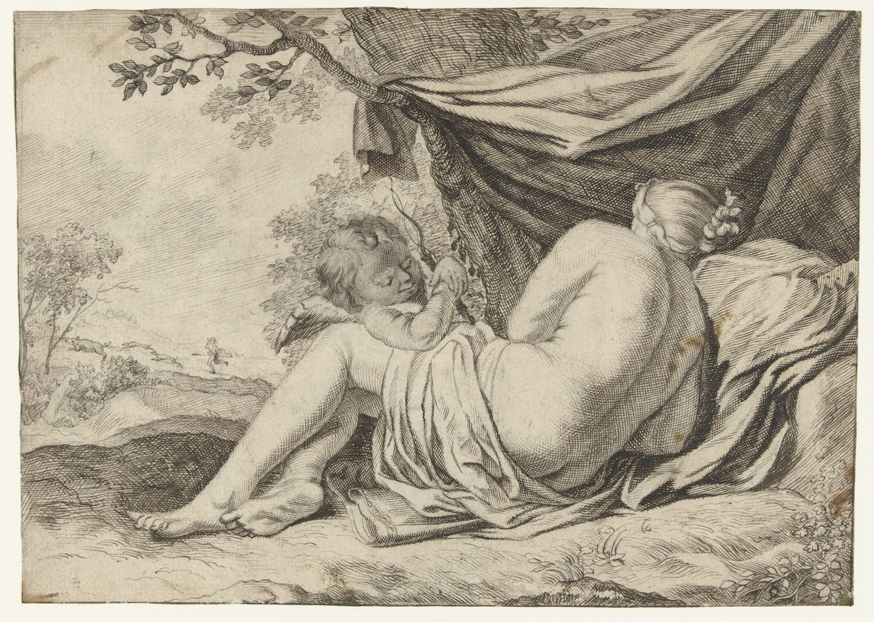 Venus i Amor af Anonymous
