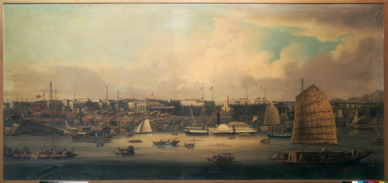 Udsigt over Shanghai by af Anonymous