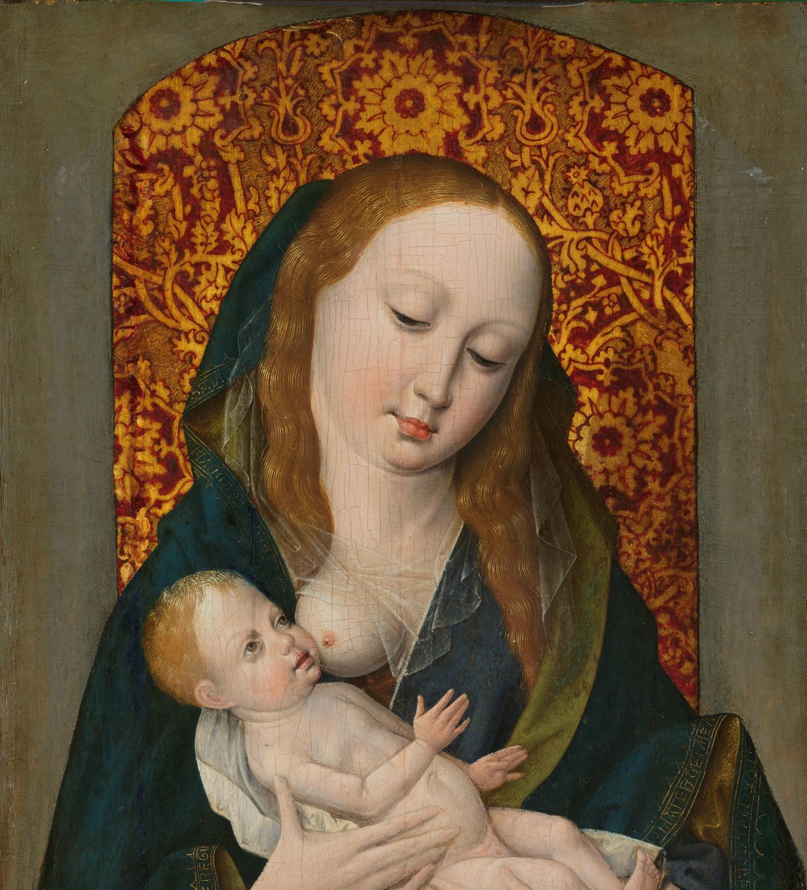 Jomfru og barn (Madonna Lactans) af Anonymous