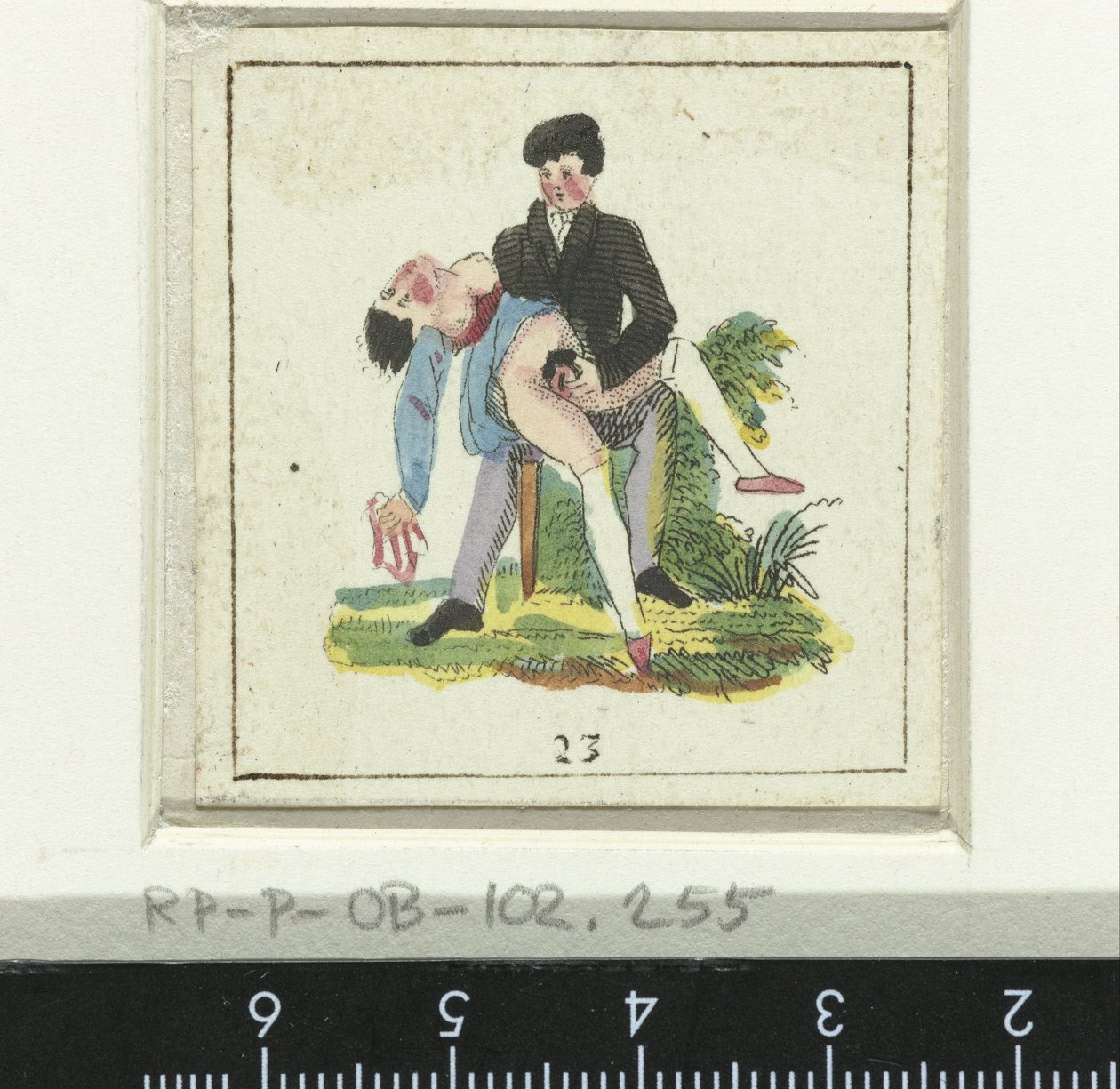Par elsker i en busk Eight Erotic Scene (serietitel) af Anonymous