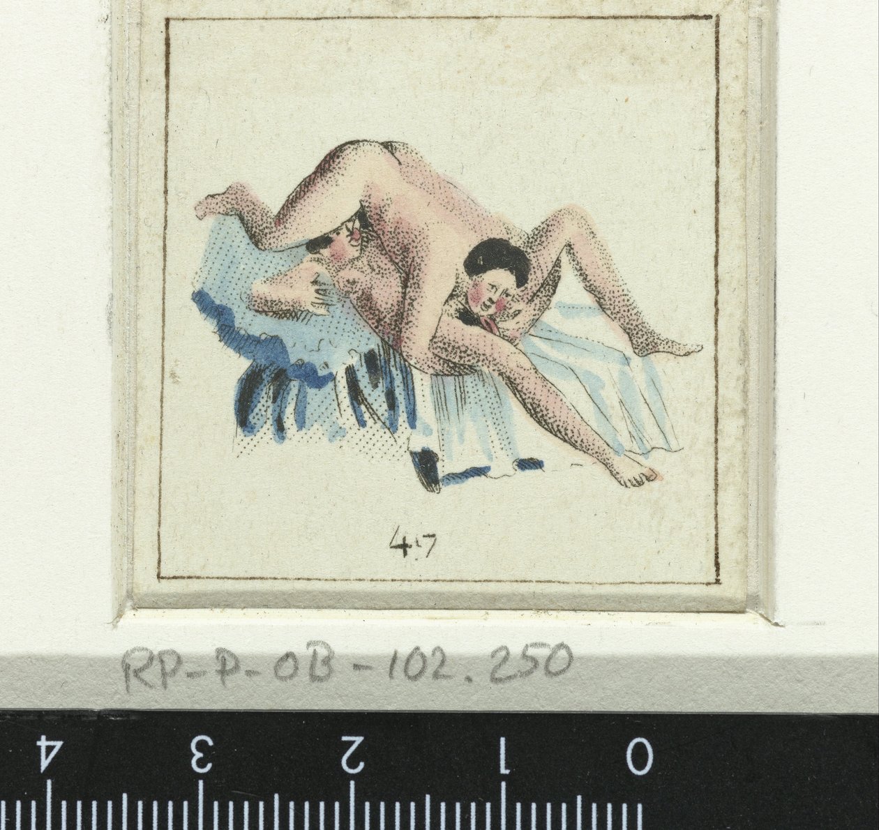 Et par elsker, manden er vendt over på kvinden Eight Erotic Scene (serietitel) af Anonymous