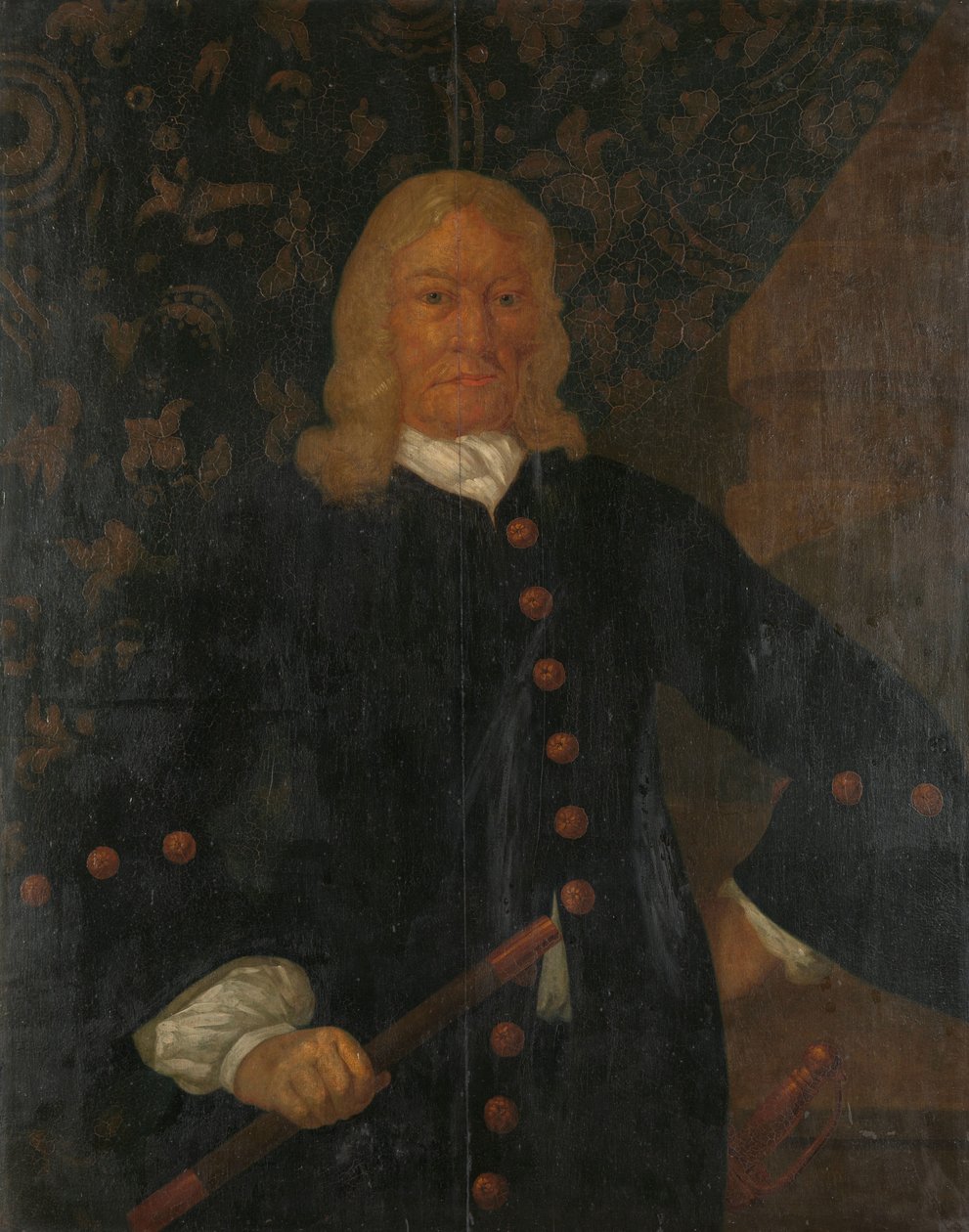 Willem van Outhoorn (1691-1704) Portræt af Willem van Outhoorn, generalguvernør i Hollandsk Ostindien af Anonymous