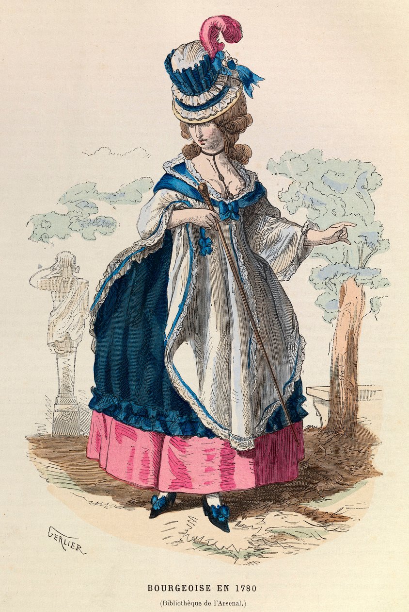 En bourgeois i 1780 - privat samling af Anonymous Anonymous