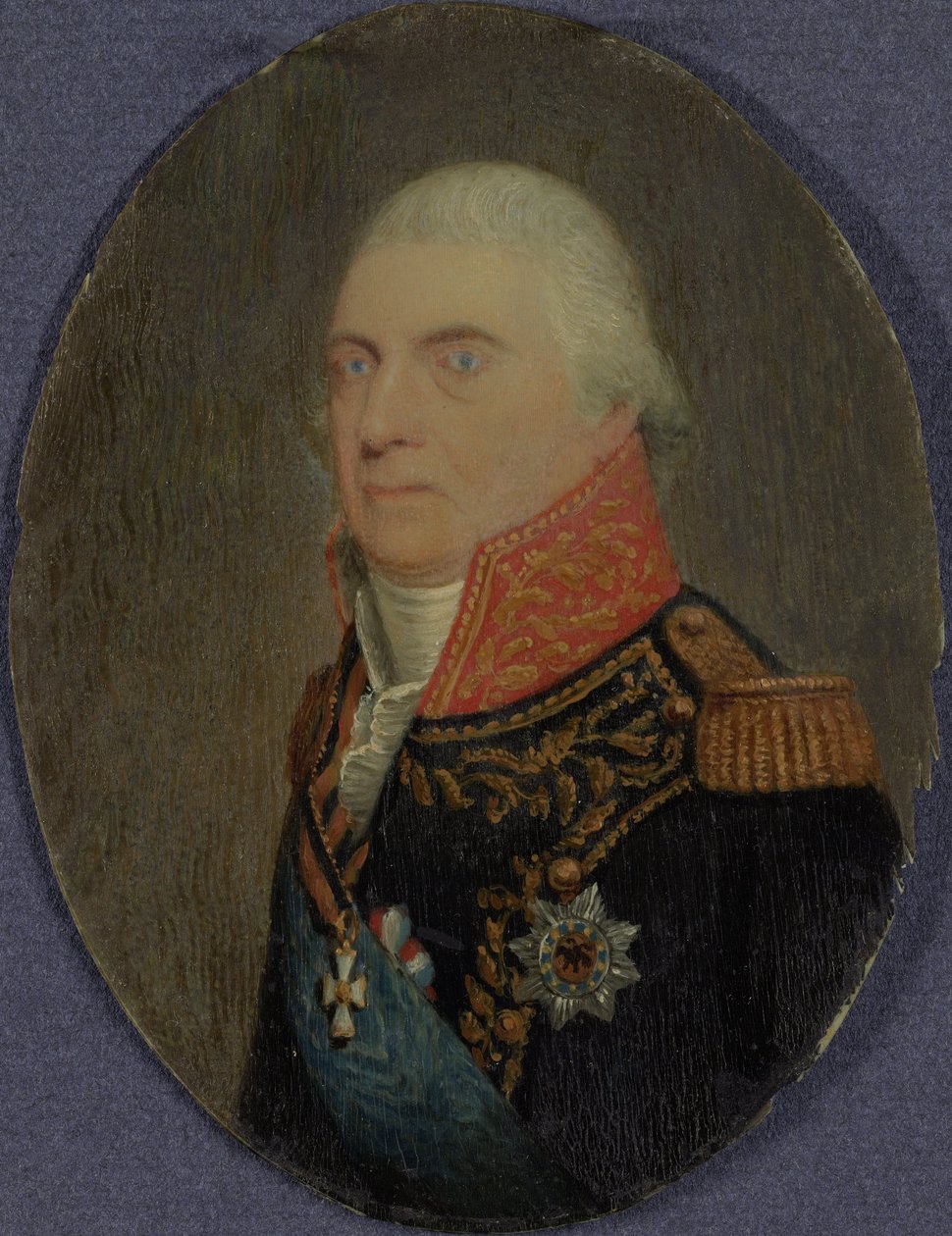 Admiral Jan Hendrik van Kinsbergen (1735-1819), ca. 1810 (gouache på elfenben) af Anonymous Anonymous