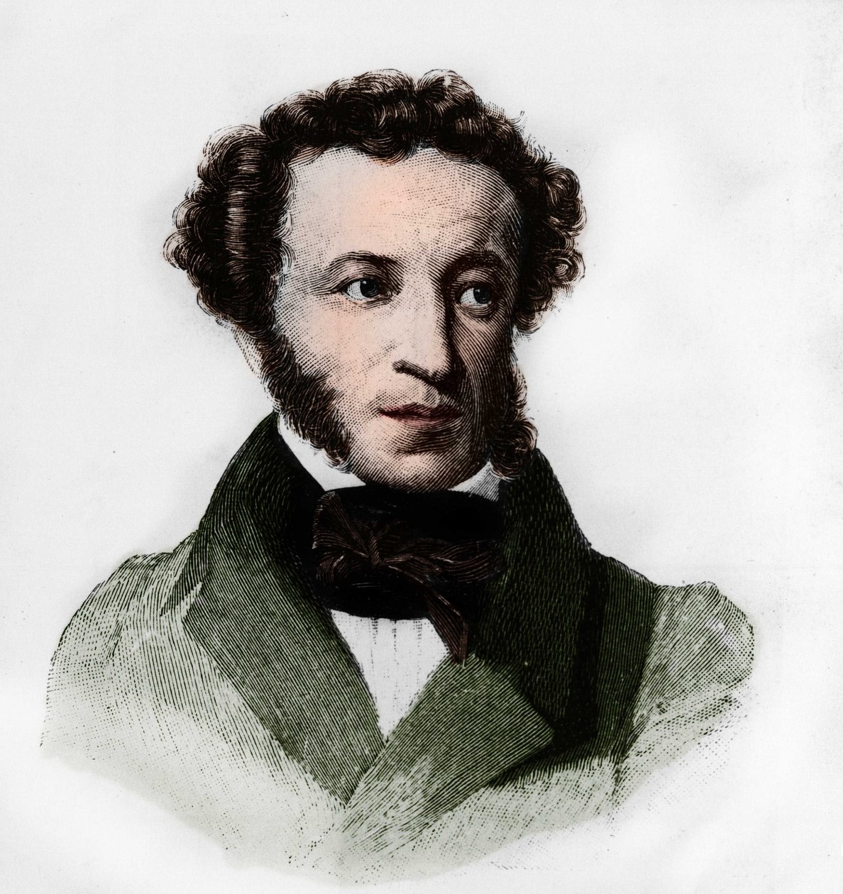 Alexander Sergeyevich Pushkin (1799-1837), russisk forfatter. af Anonymous Anonymous