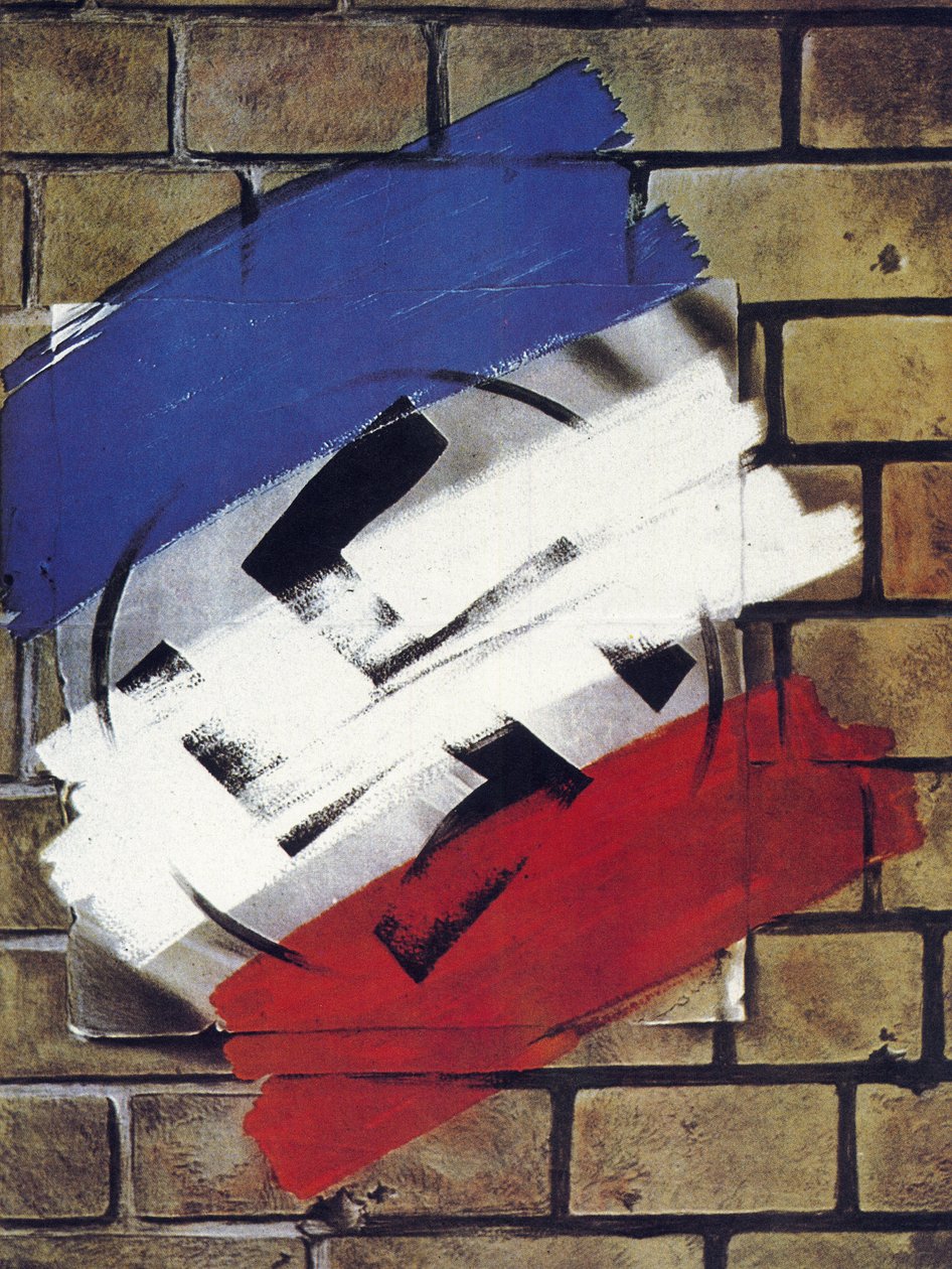 Anonym plakat udgivet ved Befrielsen af Frankrig - 1944 af Anonymous Anonymous