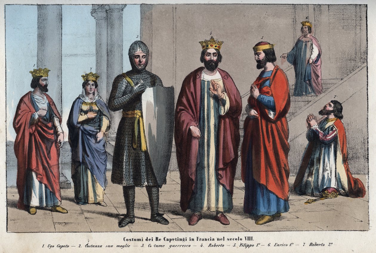 Capetian-dynasti - Hugh Capet (Hugues Capet) - Constance of Arles (Constance d