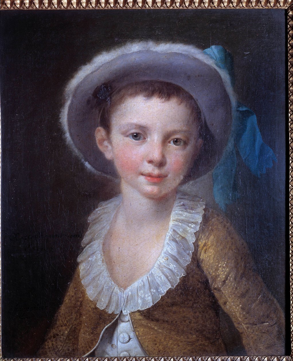 Børneportræt Anonymt maleri fra det 18. århundrede, Paris, Museum of Decorative Arts af Anonymous Anonymous