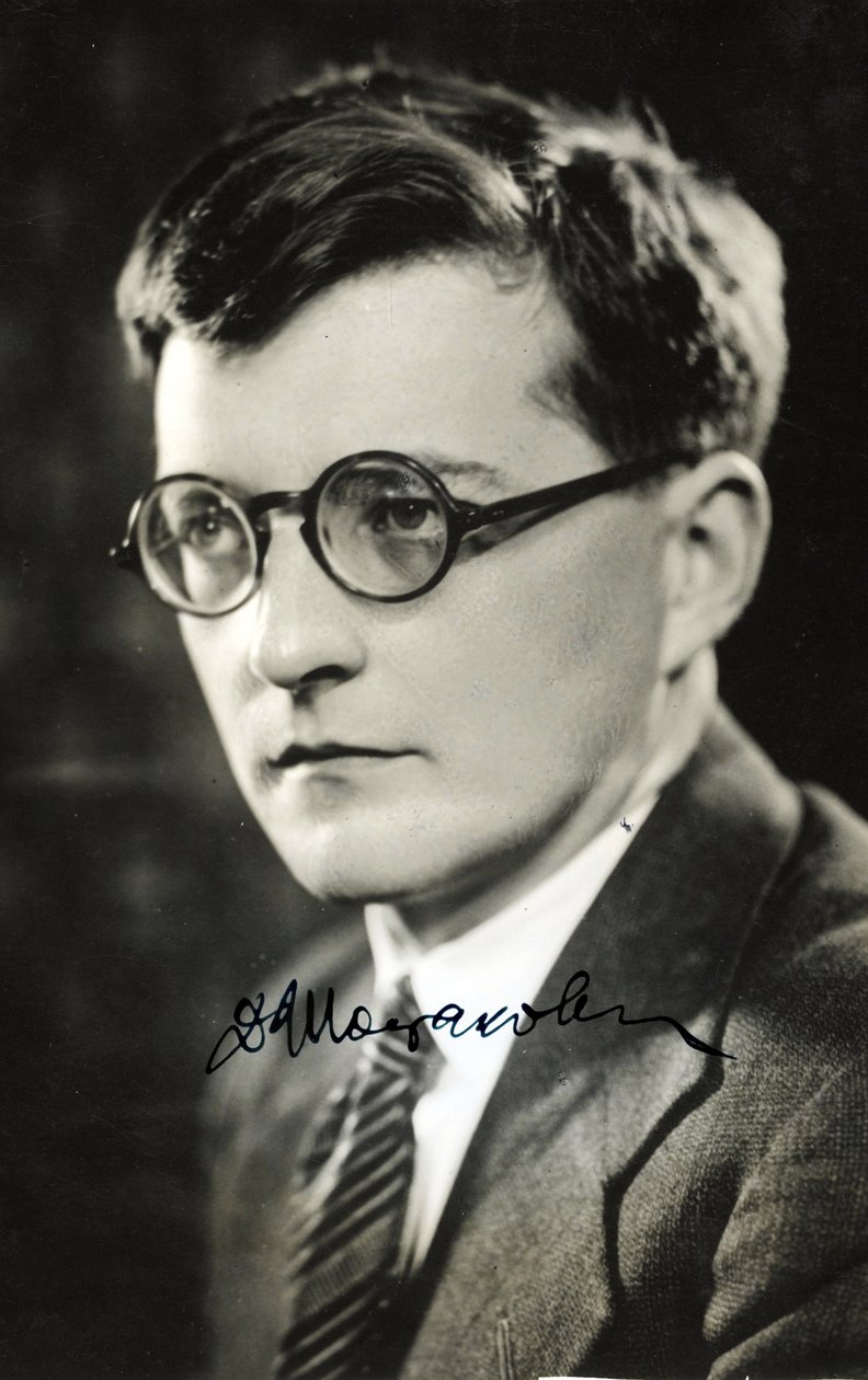 Dmitri Chostakovitch - Portræt af komponisten Dmitri Shostakovich (1906-1975) af Anonymous af Anonymous Anonymous