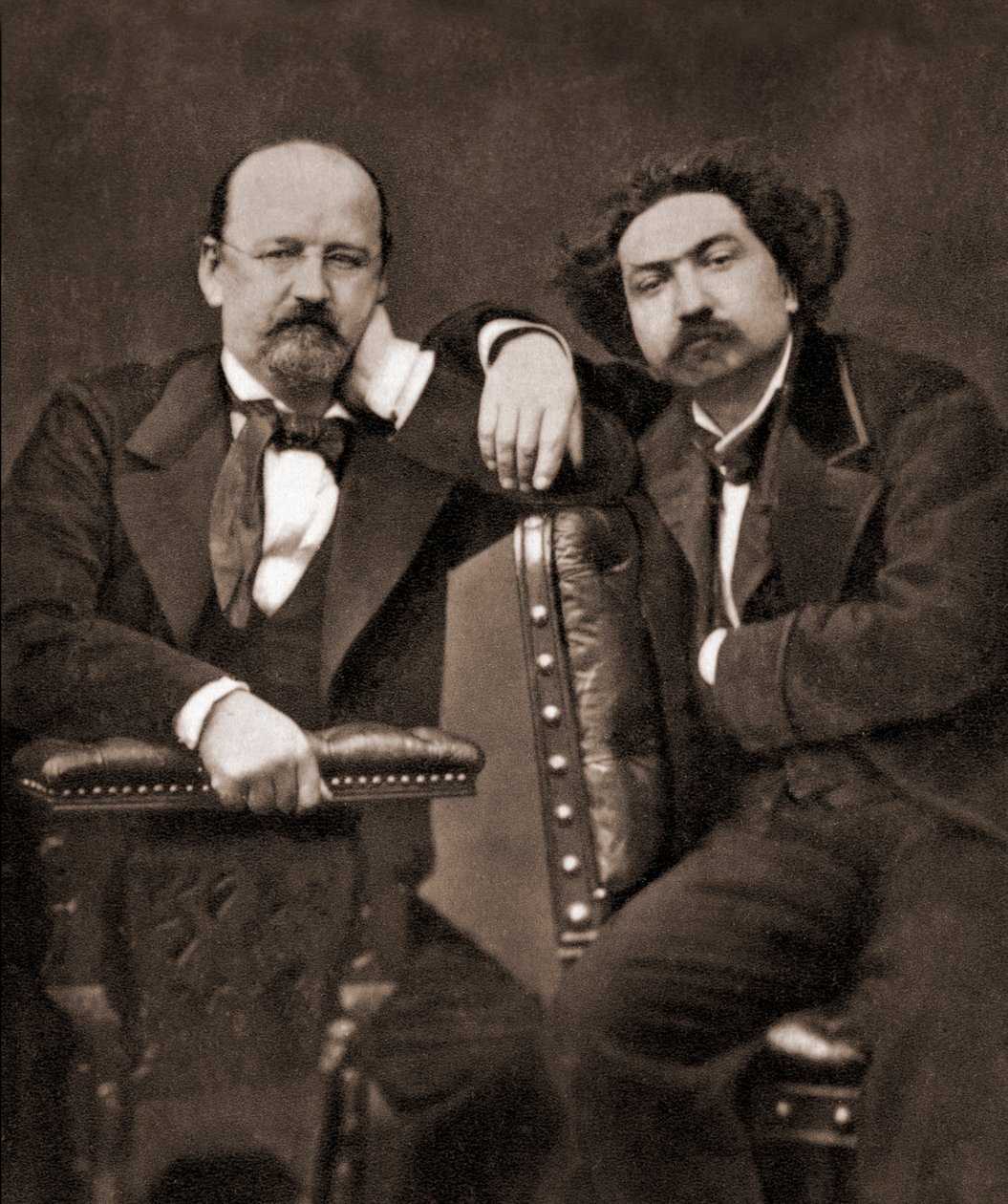 Emile Erckmann (1822-1899) og Alexandre Chatrian (1826-1890) af Anonymous Anonymous