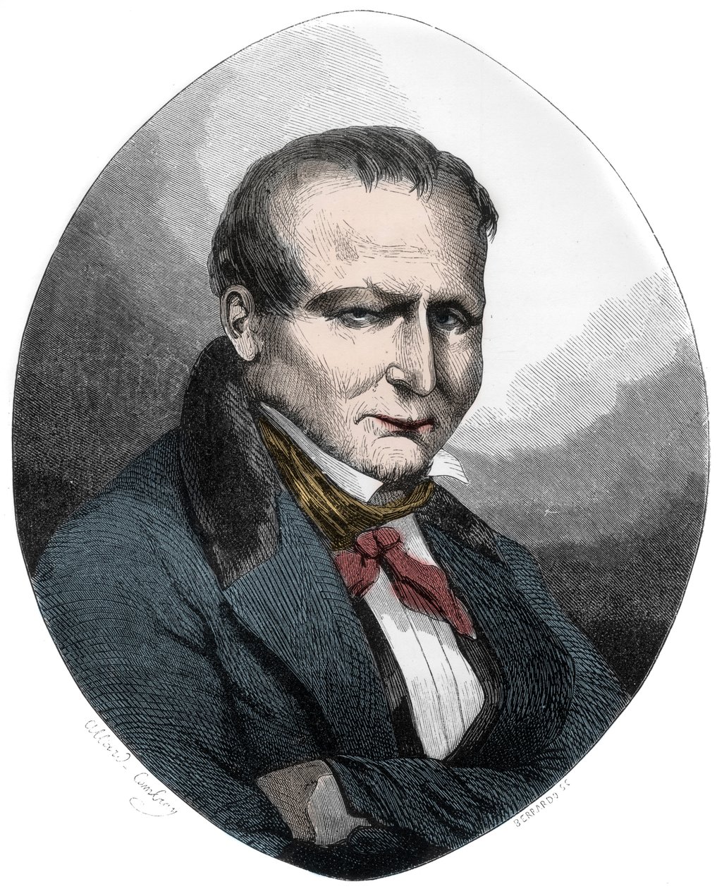 Giuseppe Marco Fieschi, den øverste sammensvorne i et forsøg på livet af kong Louis-Philippe af Frankrig i juli 1835 - Giuseppe Fieschi (1790-1836), fransk konspirator, der udførte angrebet på den infernalske maskine den 28. juni 1835 mod Louis-Philip af Anonymous Anonymous