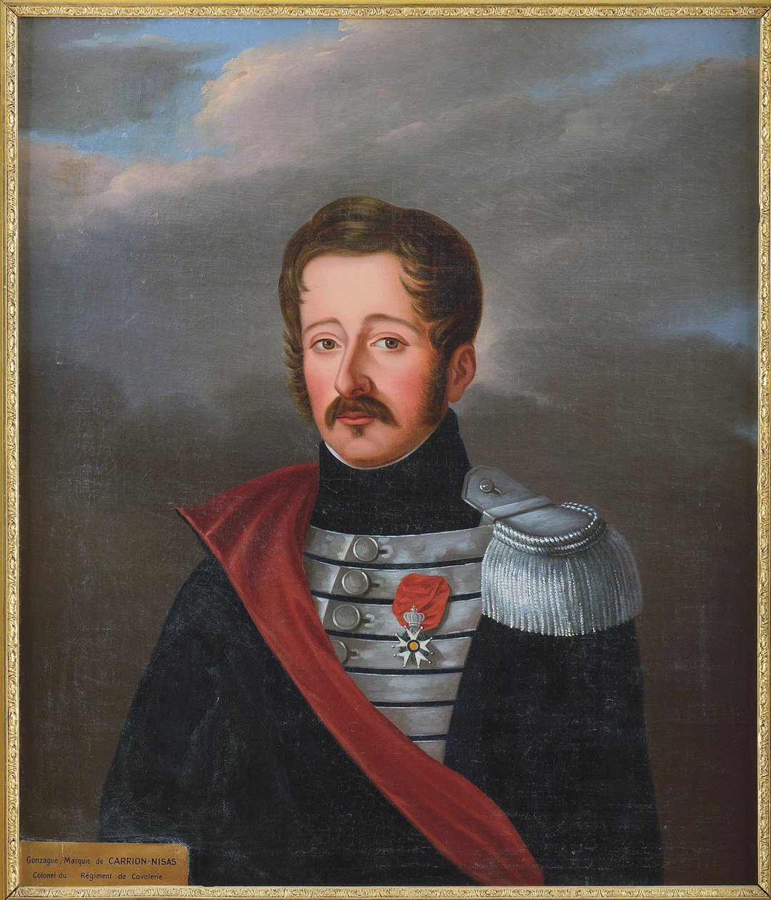 Gonzaga de Carrion af Spanien af ​​Nisas-Paulin (Nisas Paulin) (1795-1831), Anonym. Olie på lærred, første kvartal af 1800-tallet. Privat samling af Anonymous Anonymous