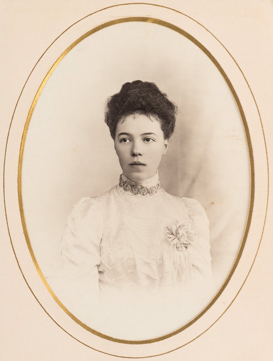 Storhertuginde Olga Alexandrovna af Rusland (1882-1960), Anonym. Albumin foto. Privat samling af Anonymous Anonymous