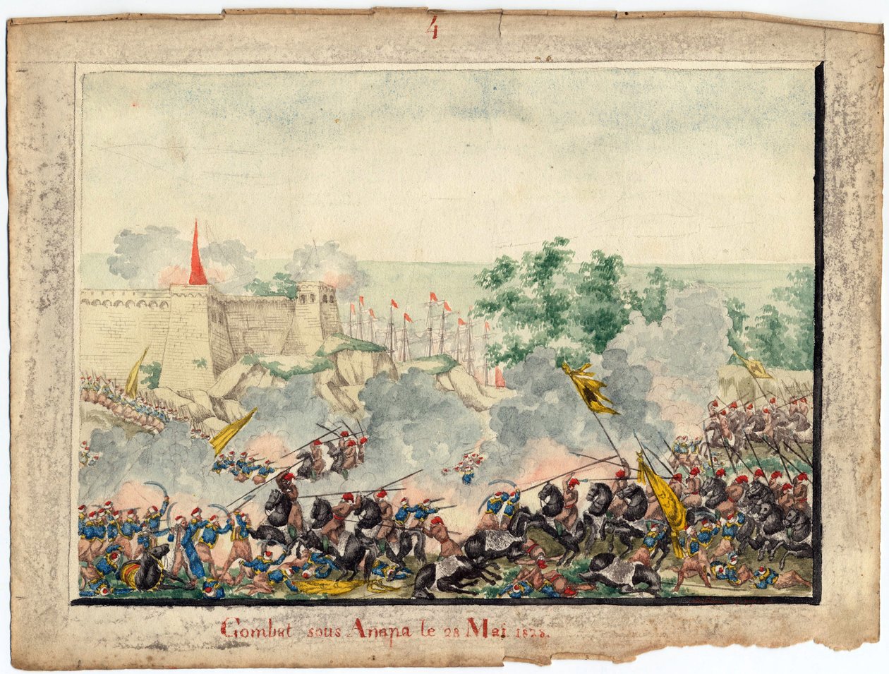 Guerre russo-turque de 1828-1829 - Erobringen af Anapa-fæstningen den 23. juni af Anonymous Anonymous
