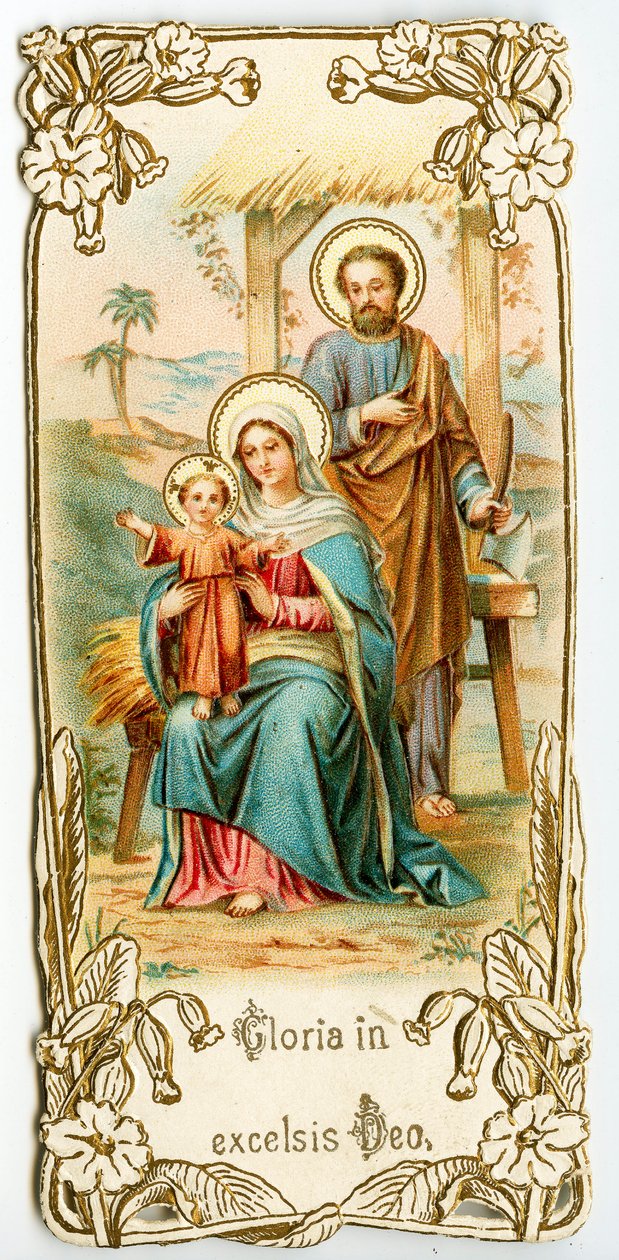 Hellig familie (kromolithografi) af Anonymous Anonymous