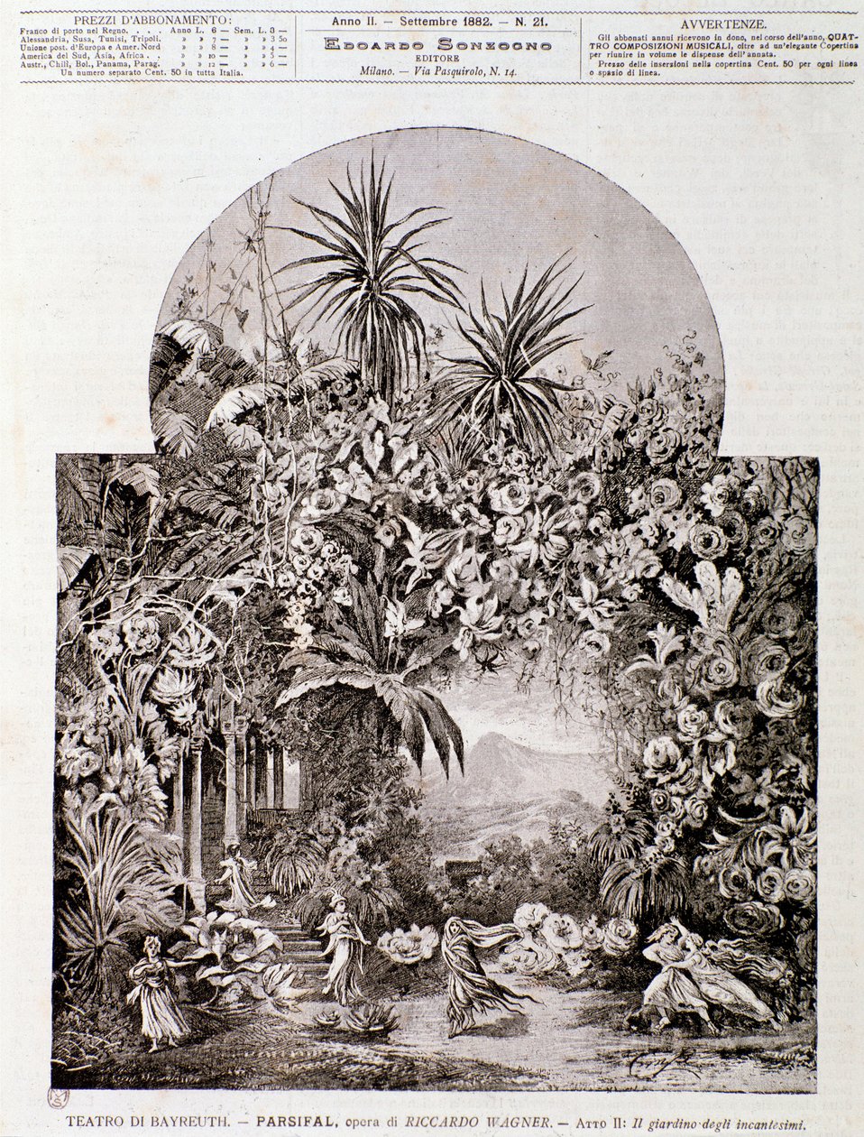 Illustration til Parsifal af Wagner af Anonymous Anonymous