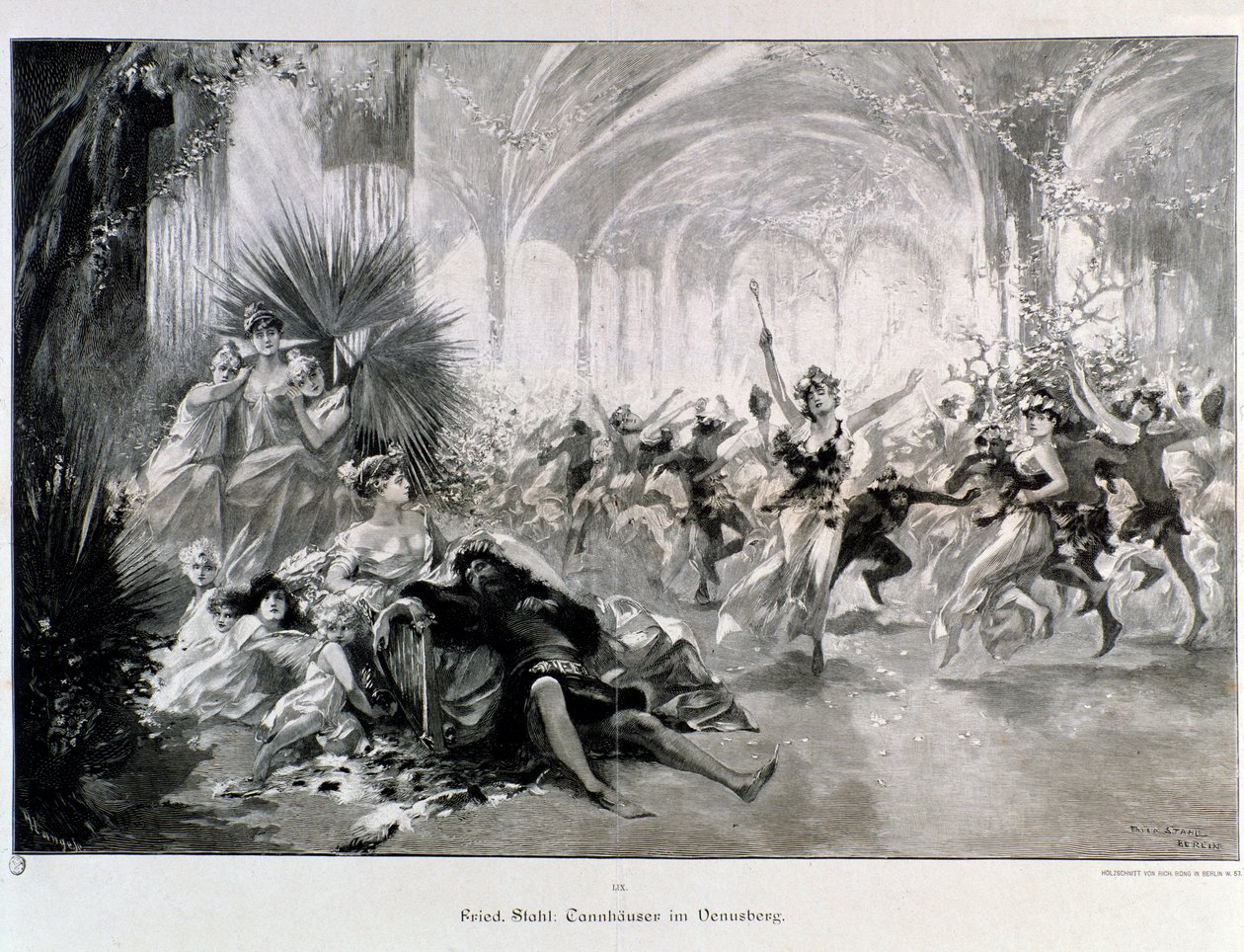 Illustration til Tannhauser af Wagner af Anonymous Anonymous