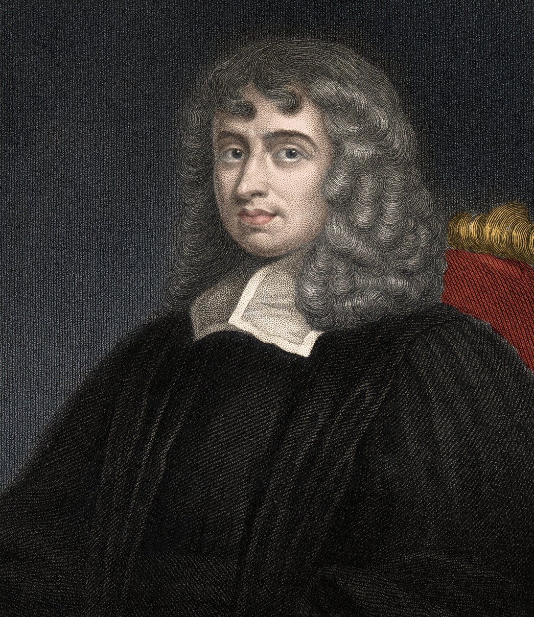 Isaac Barrow (1630-1677) engelsk filolog, matematiker og teolog - Isaac Barrow 1630-1677, engelsk klassisk lærd, teolog og matematiker af Anonymous Anonymous
