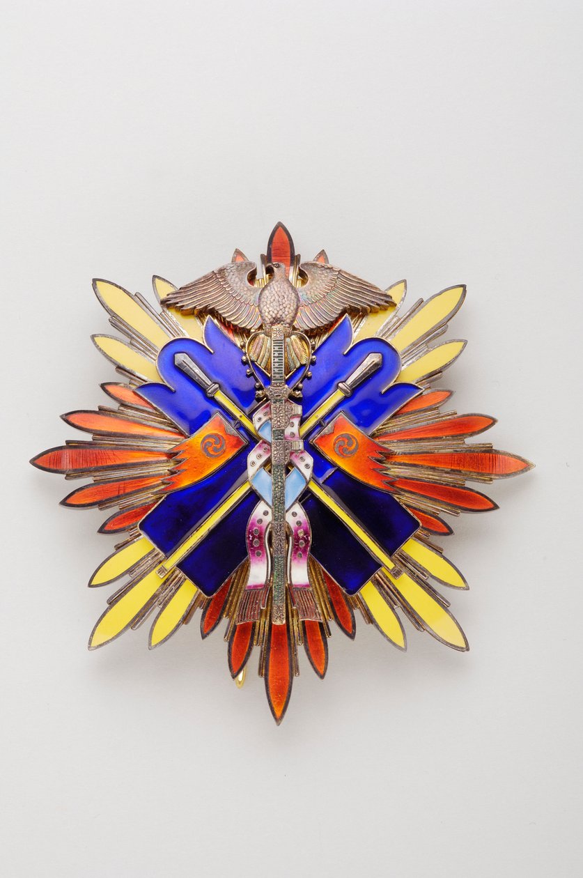 Japan - Order of Golden Milan: 1. og 2. klasse plade - slutningen af det 19. århundrede af Anonymous Anonymous