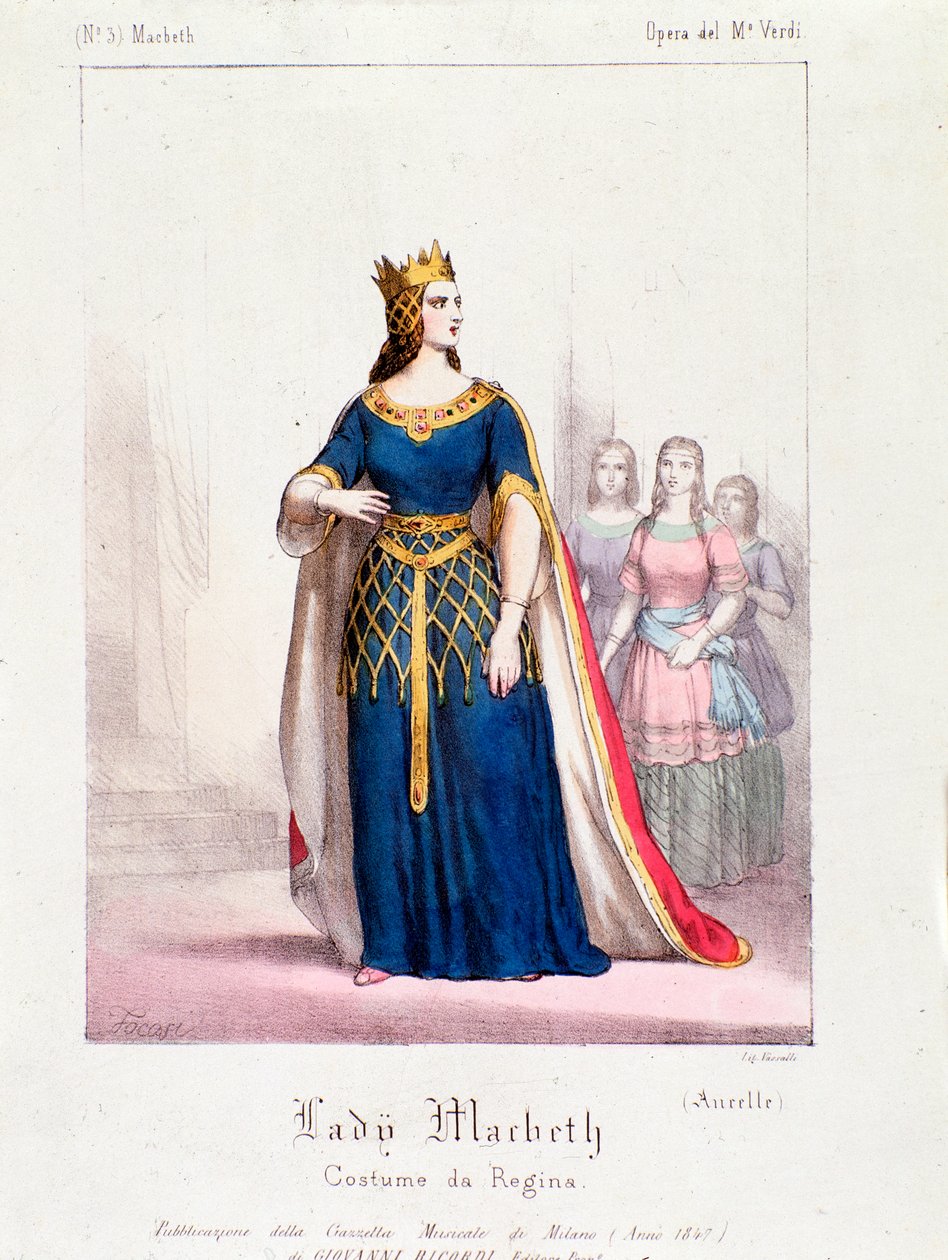 Macbeth dronning karakter i Macbeth opera af Giuseppe Verdi af Anonymous Anonymous