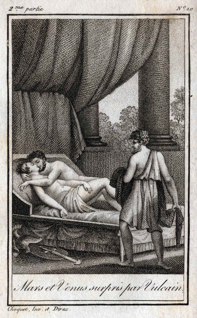 Mars og Venus opdaget af Vulcan. 