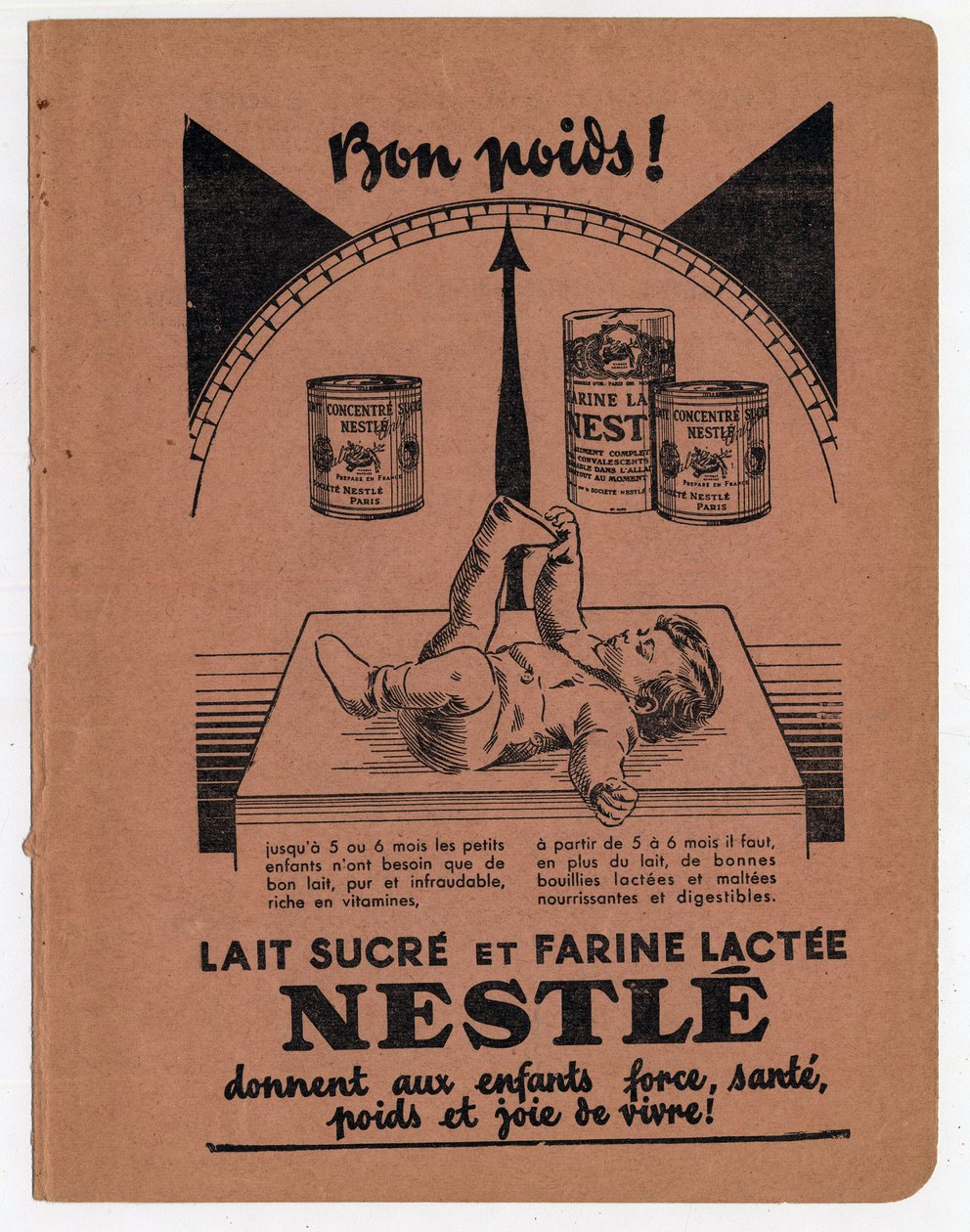 Nestle annoncerer for børns sukkermælk. af Anonymous Anonymous