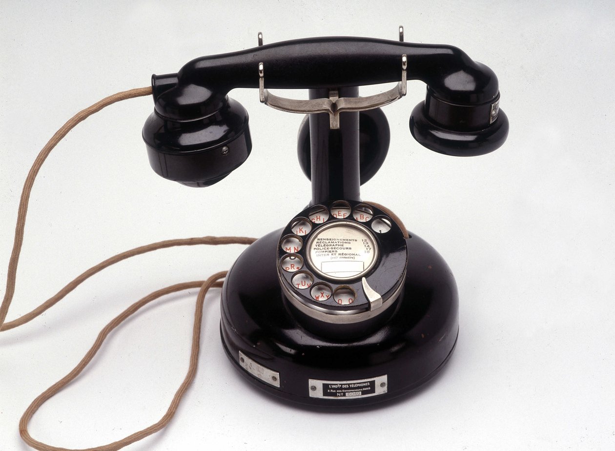 PTT 24 bakelit telefonsæt af Anonymous Anonymous