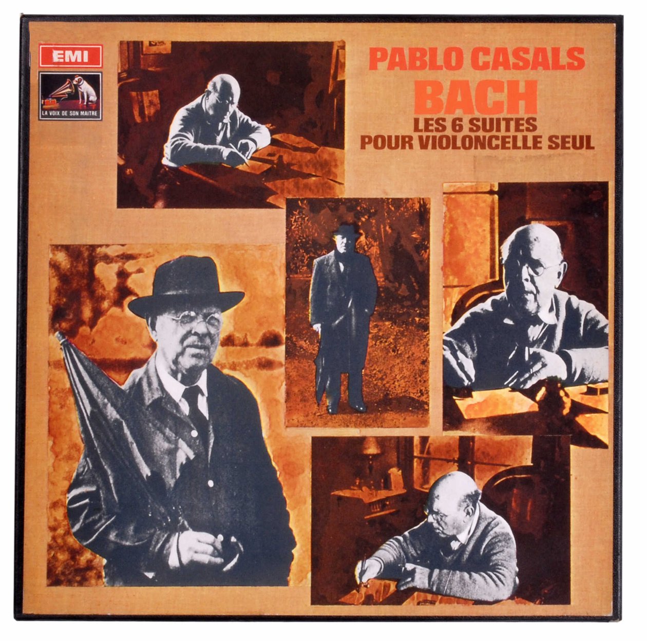 Pablo Casals indspiller den 6 cellosuite af Jean Sebastien Bach (Johann Sebastian Bach af Anonymous Anonymous
