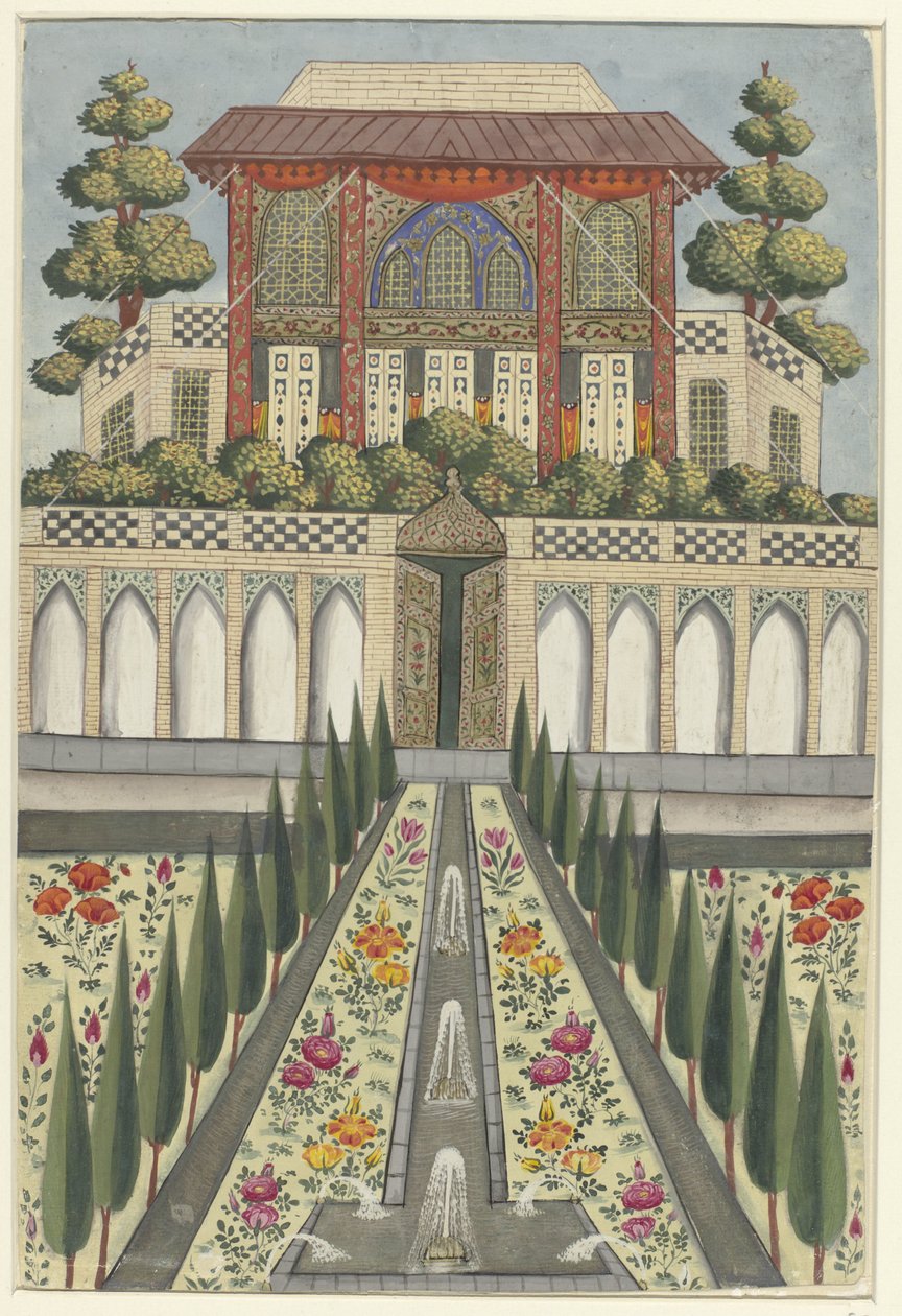 Palace Garden of Hazar Jarib i Aliabad af Anonymous Anonymous