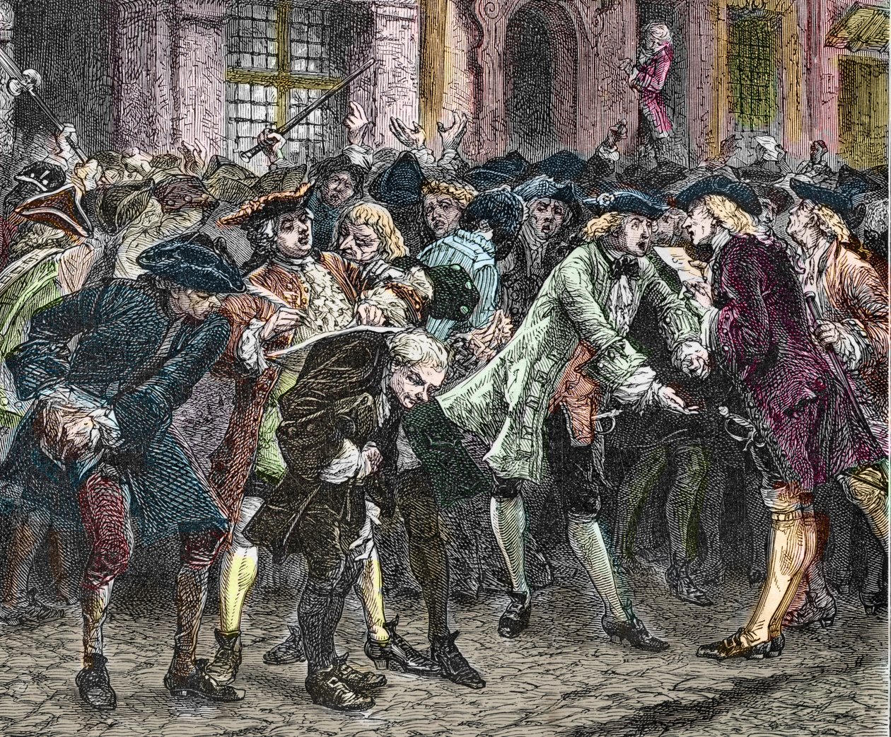 Paris IV arrondissement - La rue Quincampoix en 1720 a l