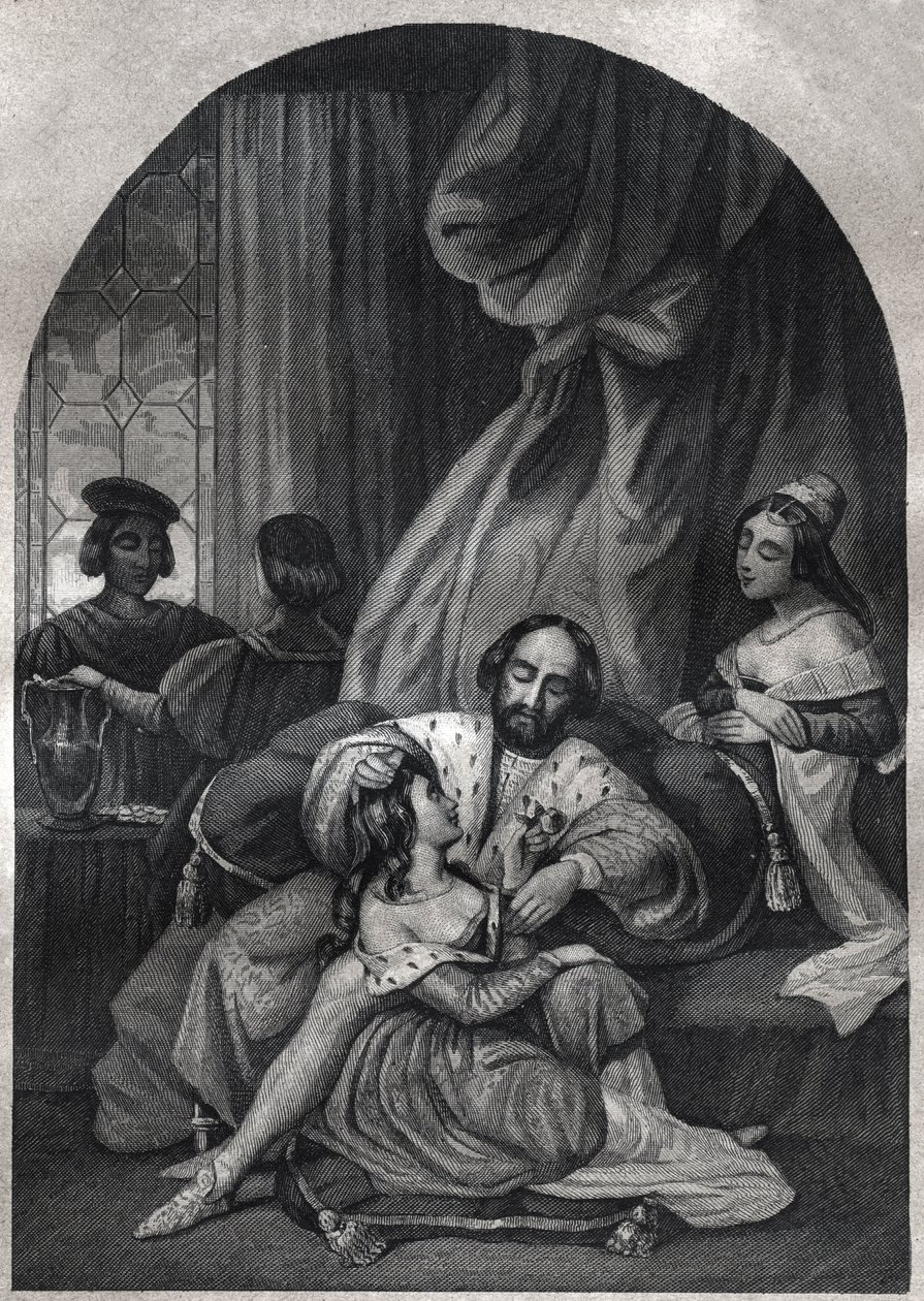 Paul III (pave fra 1534 til 1549) og hans familie - Paul III (pave fra 1534 til 1549) et sa famille - Indgravering fra 1842 i "Histoire des popes: forbrydelser, mord, forgiftninger, parricider, ægteskabsbrud, incest... af Maurice Lachatre. Privat samling. af Anonymous Anonymous