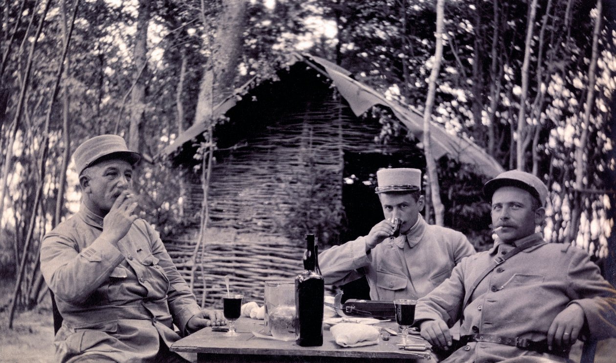 Fotografi fra et personligt album af en infanterieløjtnant under de første måneder af Første Verdenskrig (1., Iere af Anonymous Anonymous