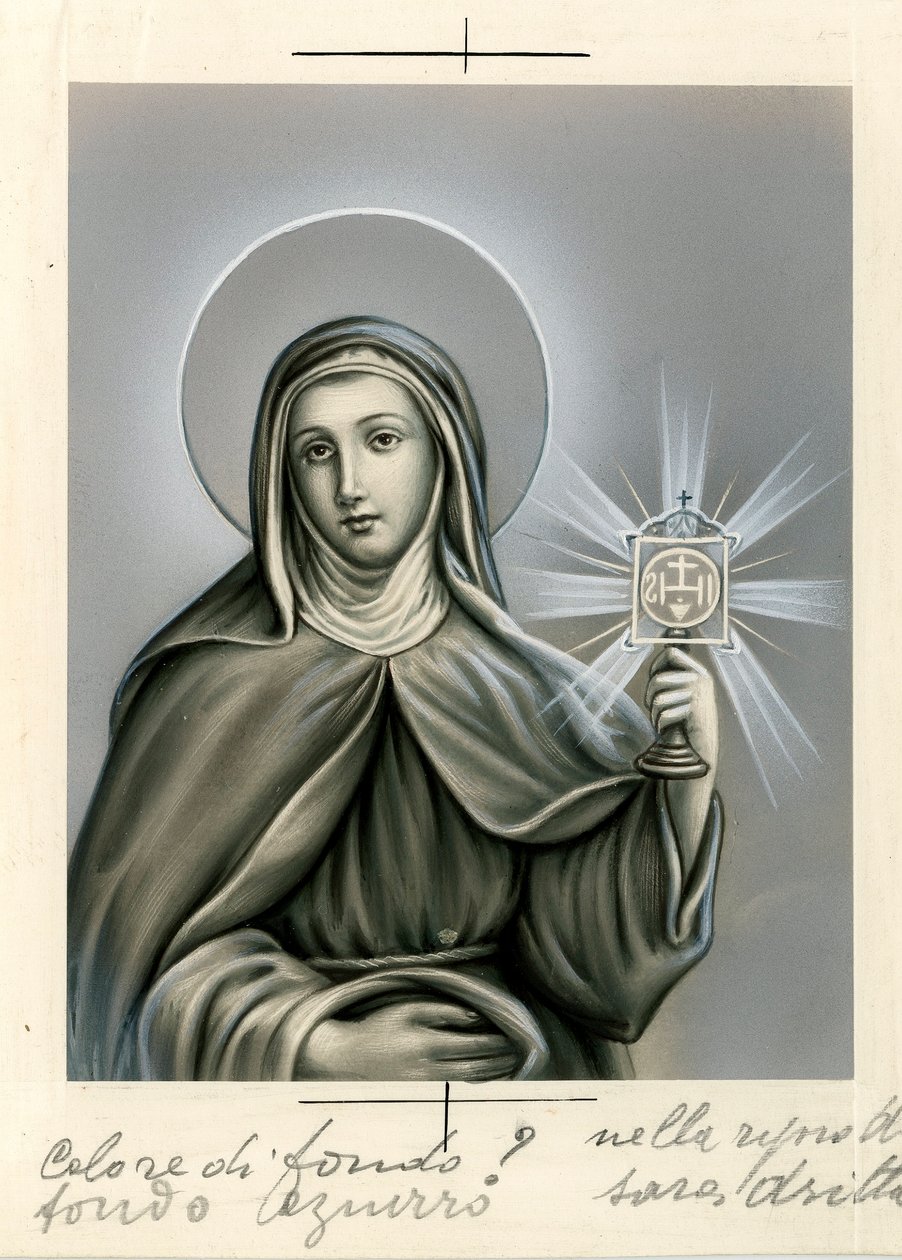 Fromme billede: Jomfru Maria (tryk) af Anonymous Anonymous