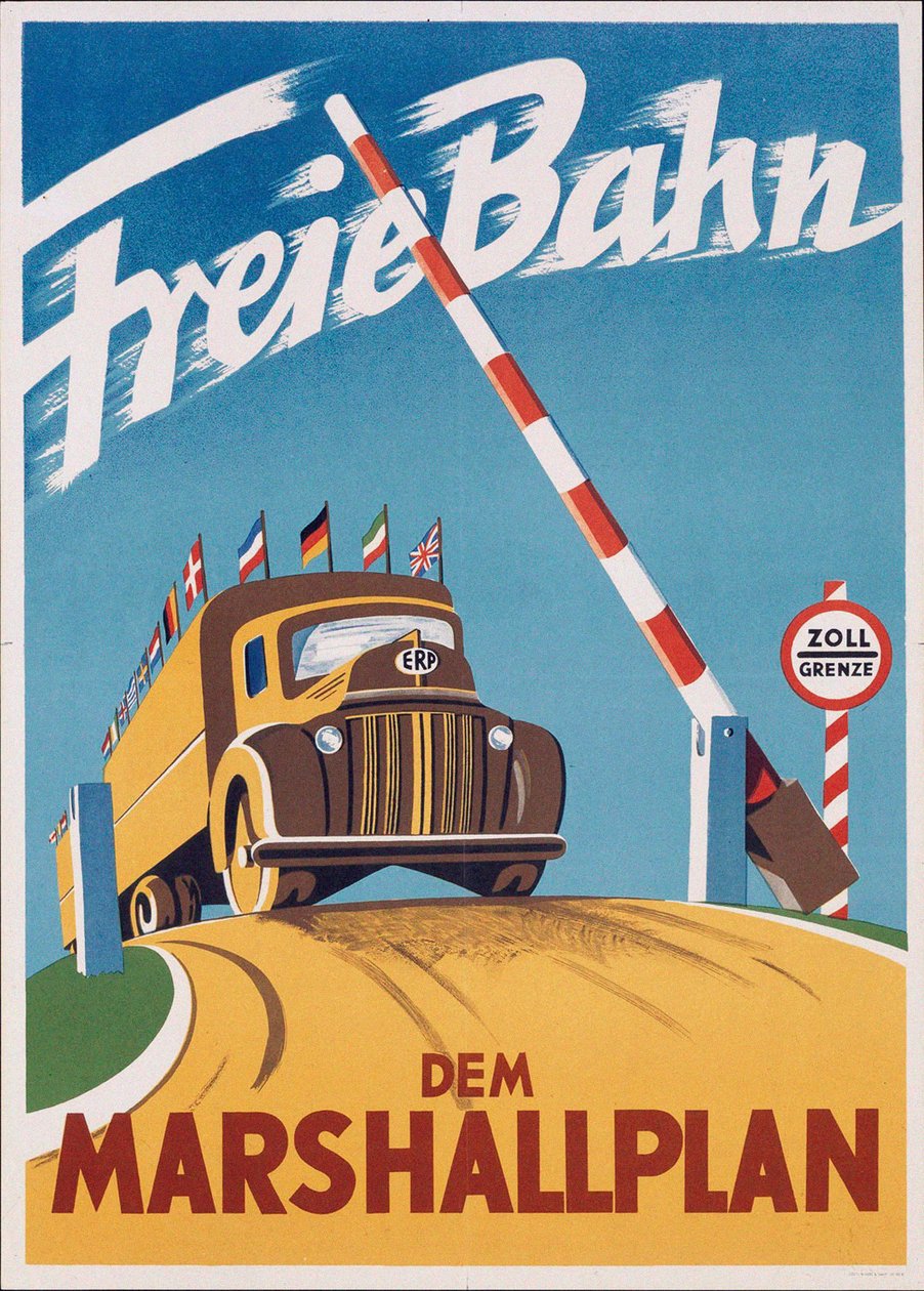 Plan Marshall ou Program de retablissement europeen (European Recovery Program eller ERP) (1948-1952) - Fri passage til Marshall-planen af Anonymous af Anonymous Anonymous