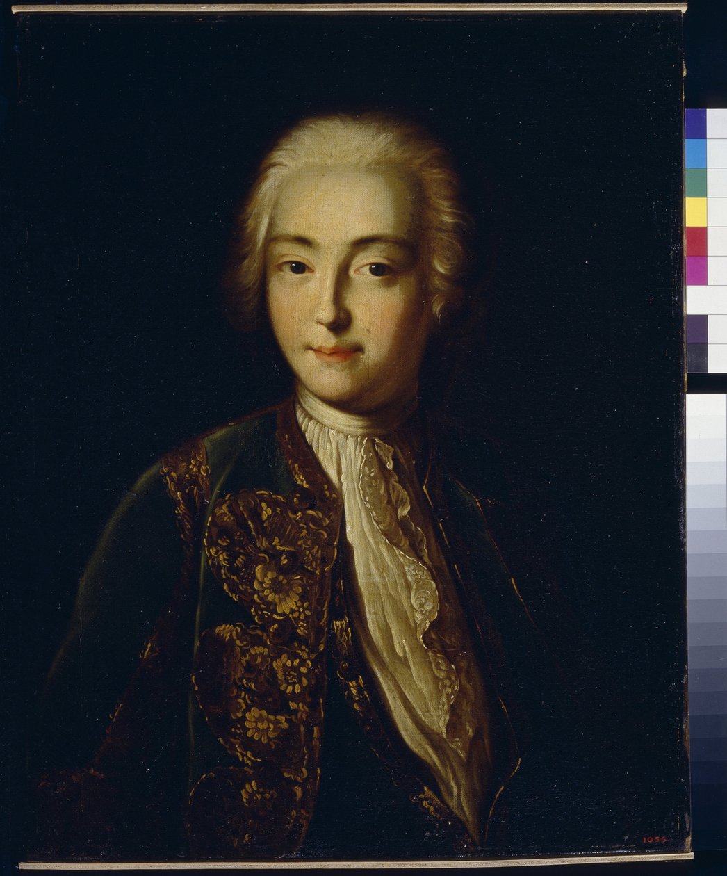 Portræt af storhertuginden Elisabeth Petrovna (1709-1761) (Portræt af storhertuginden Elisabeth Petrovna). Senere kejserinde Elisabeth I af Rusland kendt som La Clemente fra 1741 til 1762. Anonymt maleri, olie på lærred, midten af ​​1700-tallet. art ro af Anonymous Anonymous