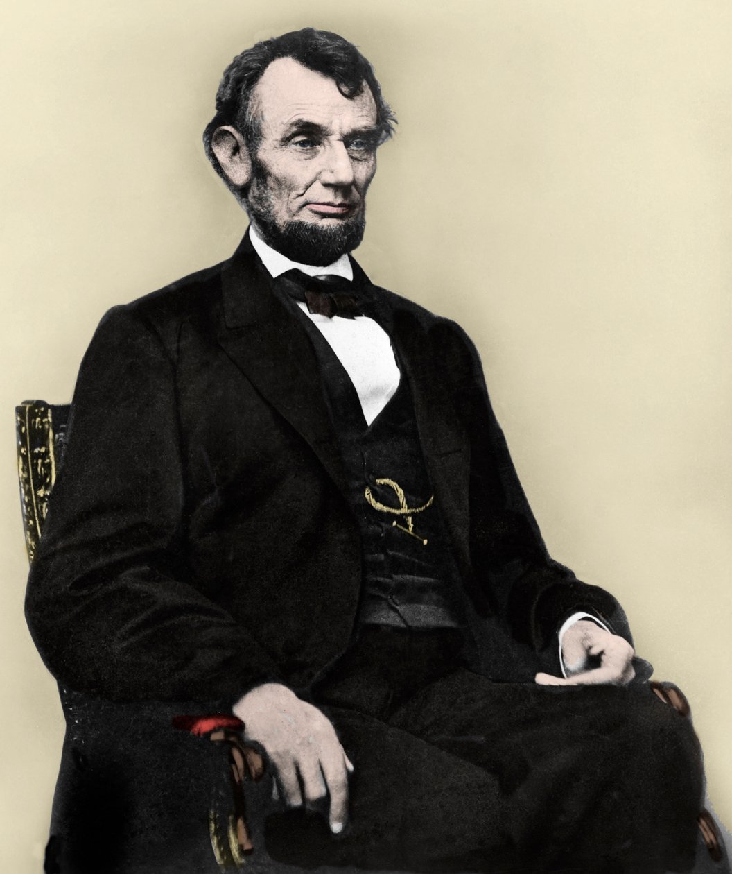 Portræt af Abraham Lincoln - Portræt af Abraham Lincoln (1809-1865) 16. præsident for USA. af Anonymous Anonymous