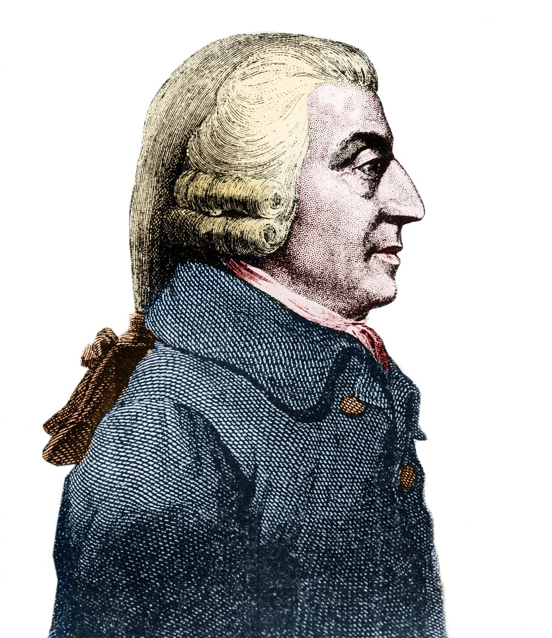 Portræt af Adam Smith (1723 - 1790), skotsk filosof og økonom. af Anonymous Anonymous