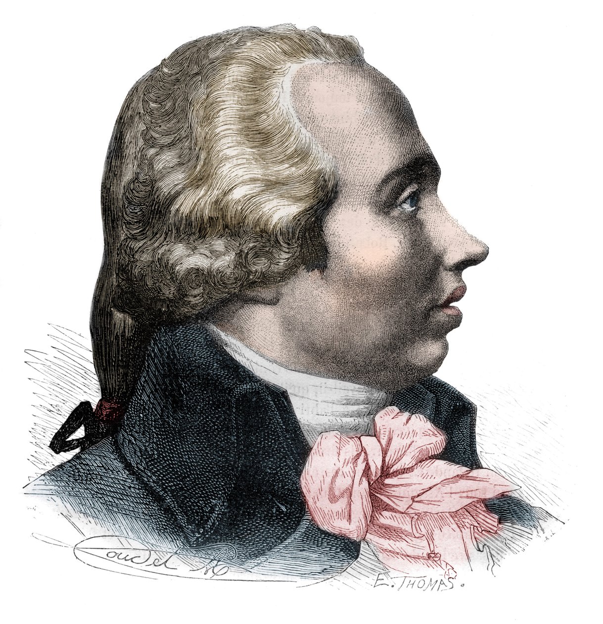 Portræt af Adrien-Marie Legendre (1752-1833) Fransk matematiker (litho) - portræt af Adrien Marie Legendre, fransk matematiker (1752-1833) - Indgravering i "Histoire des Girondins"" af Alphonse de Lamartine (1790-18659) 18659 1866 - Privat samling af Anonymous Anonymous