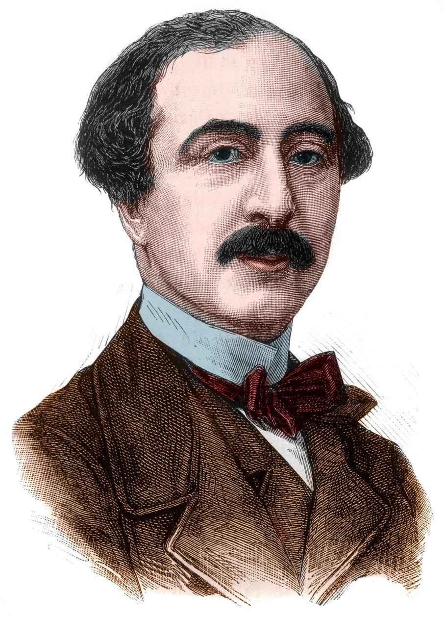 Portræt af Anatole Prevost Paradol, fransk journalist og politiker (1829 -1870). af Anonymous Anonymous