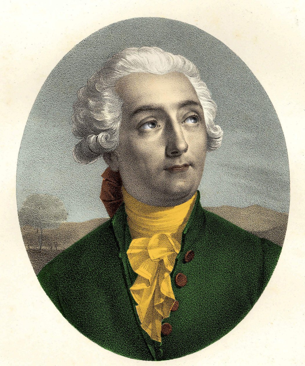 Portræt af Antoine Laurent de Lavoisier (1743-1794) af Anonymous Anonymous